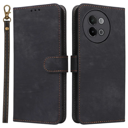 For vivo S18e 5G Leather Phone Case RFID Blocking Shockproof Flip Cover