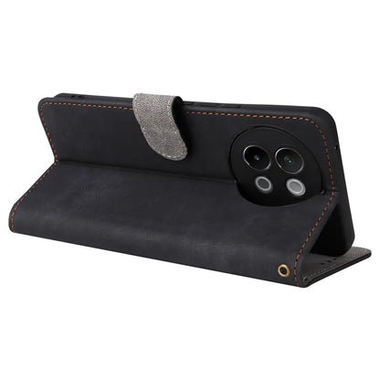 For vivo S18e 5G Leather Phone Case RFID Blocking Shockproof Flip Cover
