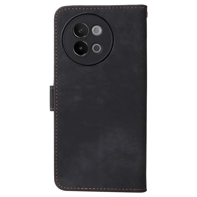 For vivo S18e 5G Leather Phone Case RFID Blocking Shockproof Flip Cover