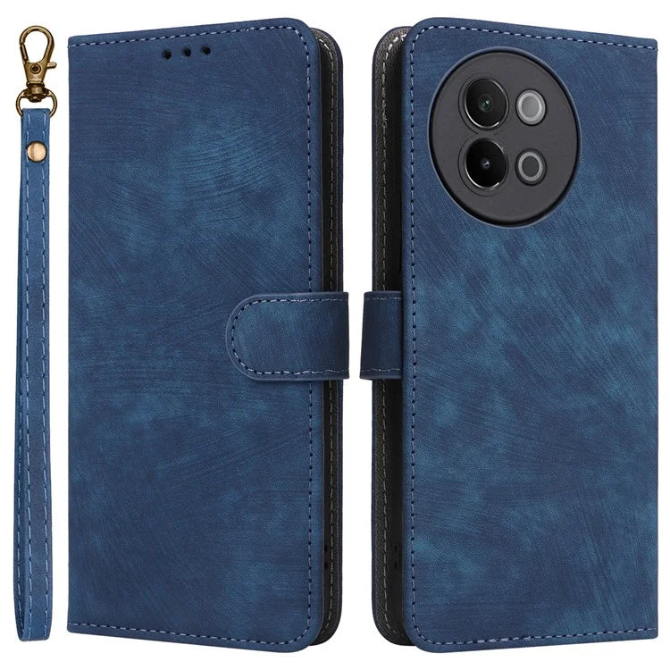 For vivo S18e 5G Leather Phone Case RFID Blocking Shockproof Flip Cover