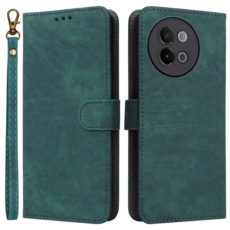 For vivo S18e 5G Leather Phone Case RFID Blocking Shockproof Flip Cover
