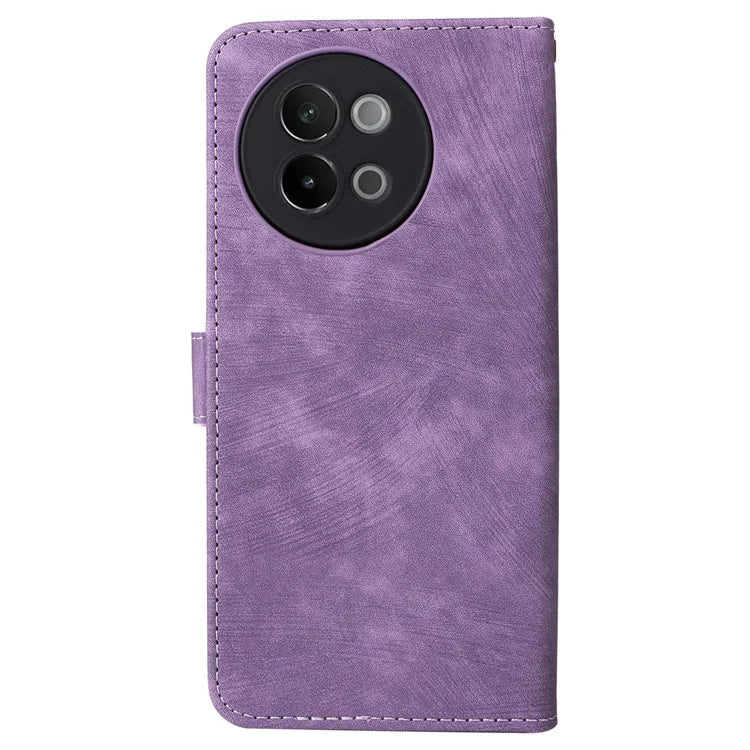 For vivo S18e 5G Leather Phone Case RFID Blocking Shockproof Flip Cover