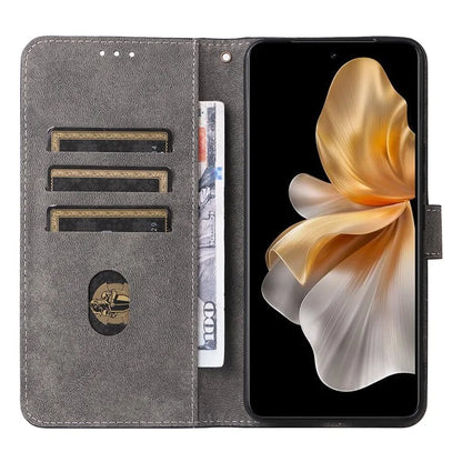For vivo S18e 5G Leather Phone Case RFID Blocking Shockproof Flip Cover