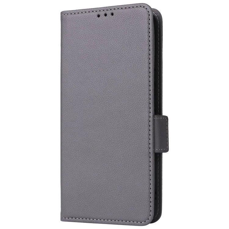 For Samsung Galaxy Xcover 7 Litchi Texture Leather Case Wallet Shockproof Phone Cover