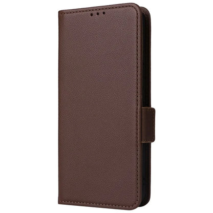 For Samsung Galaxy Xcover 7 Litchi Texture Leather Case Wallet Shockproof Phone Cover