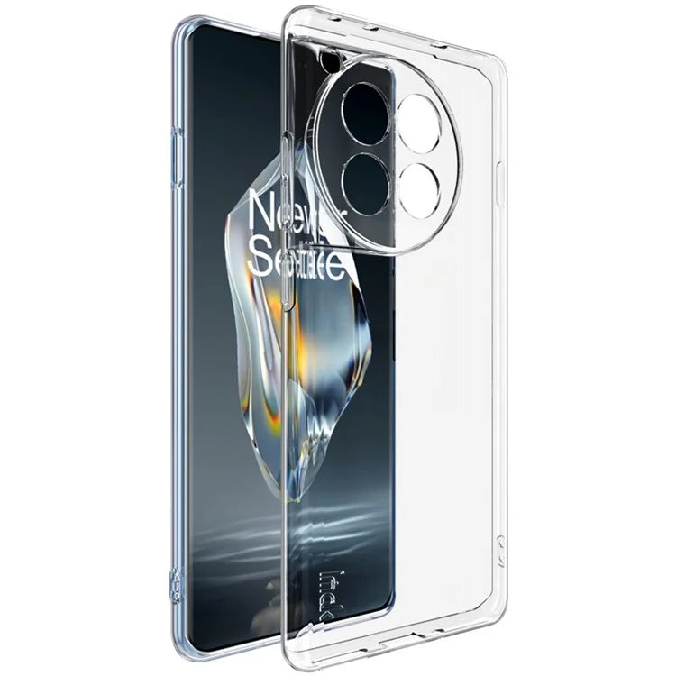 IMAK UX-5 Series Clear Phone Cover for OnePlus Ace 3 5G / 12R 5G Anti-Scratch TPU Cell Phone Cover