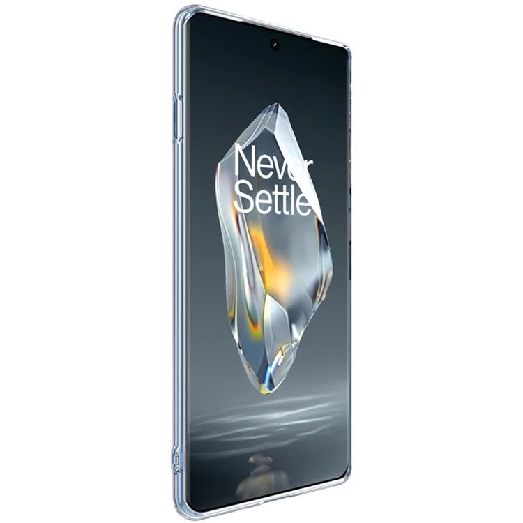 IMAK UX-5 Series Clear Phone Cover for OnePlus Ace 3 5G / 12R 5G Anti-Scratch TPU Cell Phone Cover
