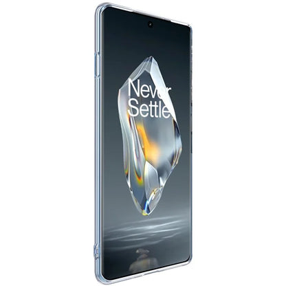 IMAK UX-5 Series Clear Phone Cover for OnePlus Ace 3 5G / 12R 5G Anti-Scratch TPU Cell Phone Cover