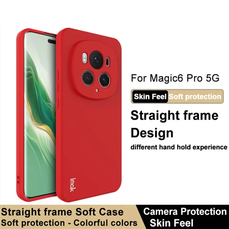 IMAK UC-4 Series for Honor Magic6 Pro 5G Case Straight Edge Soft TPU Phone Shell