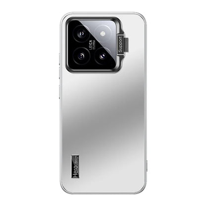 For Xiaomi 14 Case TPU+PC Anti-slip Phone Back Cover with Camera Lens Kickstand
