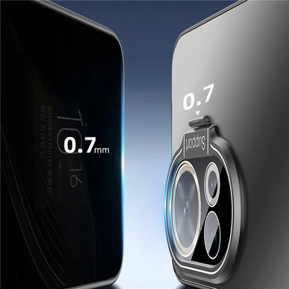 For Huawei nova 11 Pro Case Shockproof TPU+PC Back Cover with Lens Kickstand