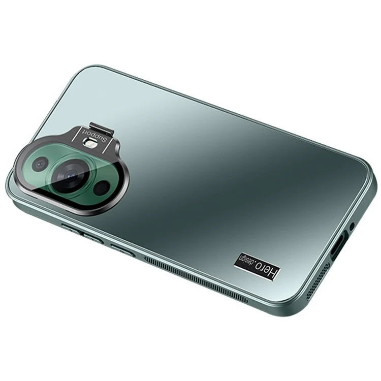 For Huawei nova 11 Pro Case Shockproof TPU+PC Back Cover with Lens Kickstand