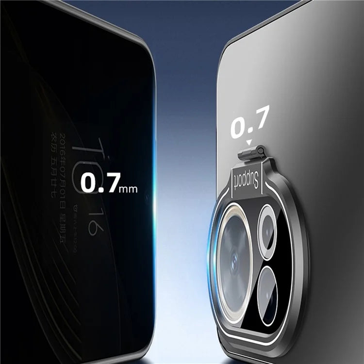 For Huawei nova 11 Pro Case Shockproof TPU+PC Back Cover with Lens Kickstand