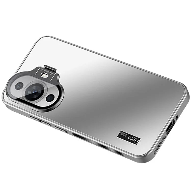 For Huawei nova 11 Pro Case Shockproof TPU+PC Back Cover with Lens Kickstand