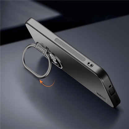 For Huawei nova 11 Pro Case Shockproof TPU+PC Back Cover with Lens Kickstand