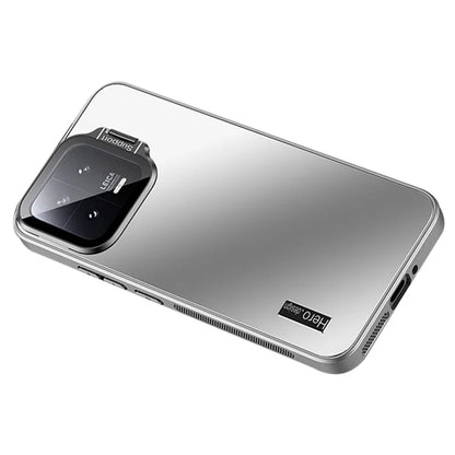 For Xiaomi 13 Back Cover with Lens Kickstand TPU+PC Phone Protective Case