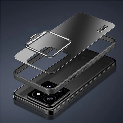 For Xiaomi 13 Pro 5G Back Case with Lens Kickstand TPU+PC Anti-scratch Phone Cover