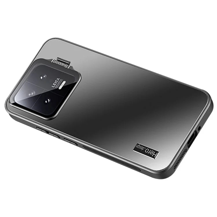 For Xiaomi 13 Pro 5G Back Case with Lens Kickstand TPU+PC Anti-scratch Phone Cover