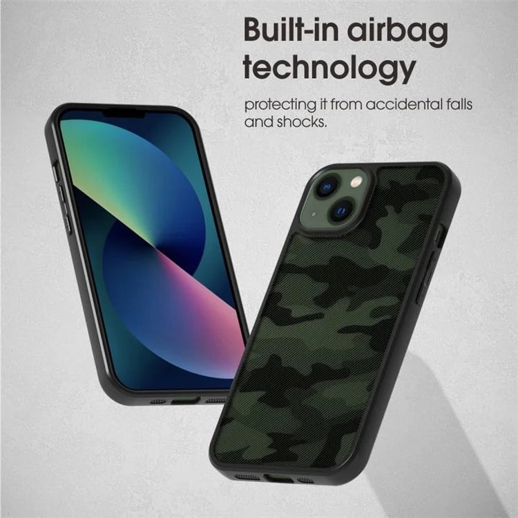 IBMRS For iPhone 13 Case TPU+PC Anti-slip Phone Back Cover