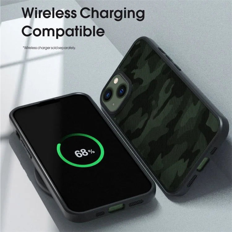 IBMRS For iPhone 13 Case TPU+PC Anti-slip Phone Back Cover