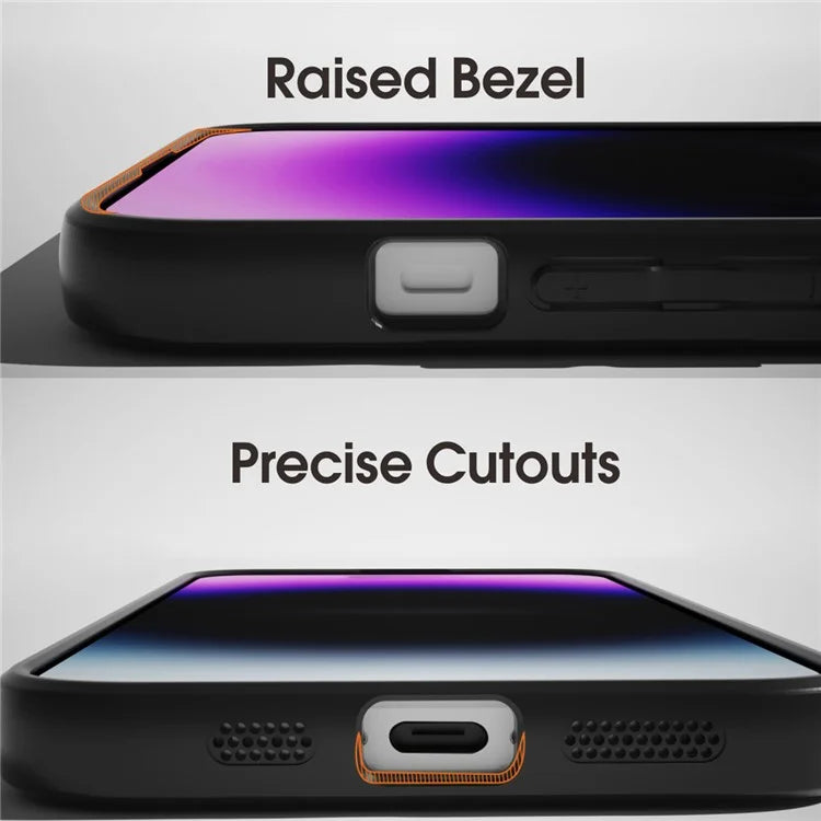 IBMRS For iPhone 13 Case TPU+PC Anti-slip Phone Back Cover