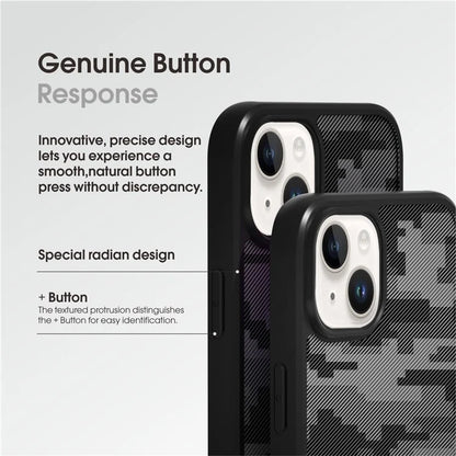 IBMRS For iPhone 13 Case TPU+PC Anti-slip Phone Back Cover