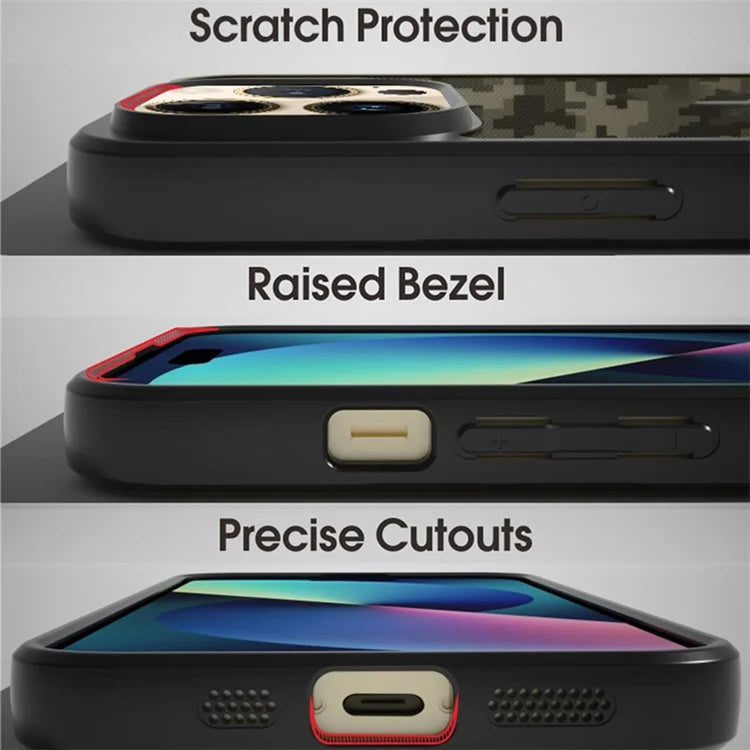 IBMRS For iPhone 14 Pro Case Shockproof TPU+PC Phone Protective Cover