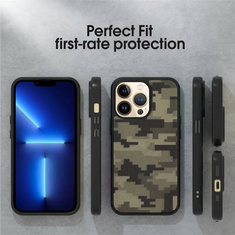 IBMRS For iPhone 13 Pro Phone Case TPU+PC Anti-slip Mobile Phone Back Cover