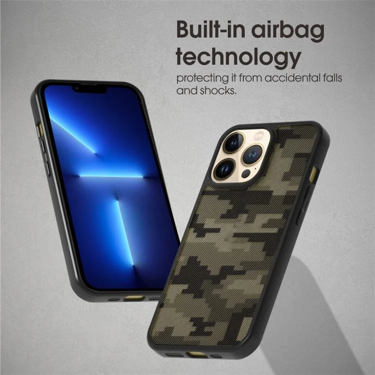 IBMRS For iPhone 13 Pro Phone Case TPU+PC Anti-slip Mobile Phone Back Cover