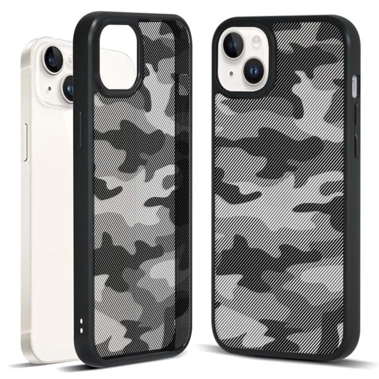 IBMRS For iPhone 14 Back Case TPU+PC Mobile Phone Cover Shockproof Protector