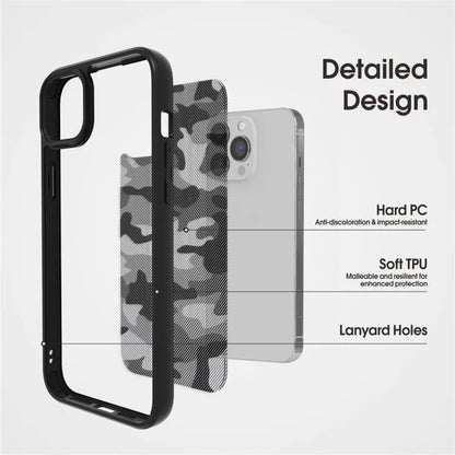 IBMRS For iPhone 14 Back Case TPU+PC Mobile Phone Cover Shockproof Protector