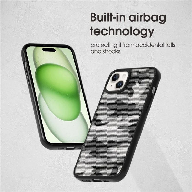 IBMRS For iPhone 15 Back Case Anti-scratch TPU+PC Mobile Phone Cover
