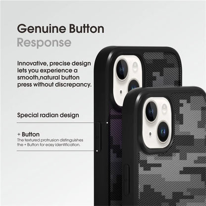 IBMRS For iPhone 15 Back Case Anti-scratch TPU+PC Mobile Phone Cover