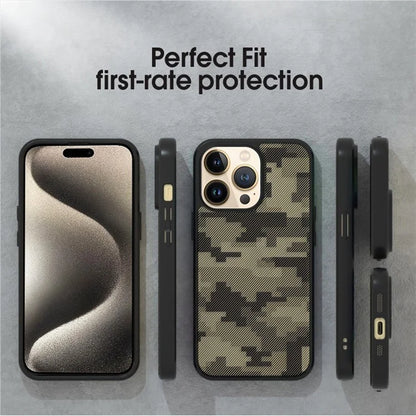 IBMRS For iPhone 14 Pro Max Case TPU+PC Anti-fingerprint Mobile Phone Cover