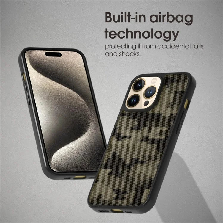 IBMRS For iPhone 14 Pro Max Case TPU+PC Anti-fingerprint Mobile Phone Cover