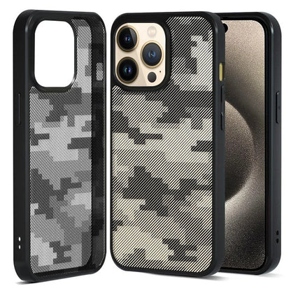 IBMRS For iPhone 14 Pro Max Case TPU+PC Anti-fingerprint Mobile Phone Cover