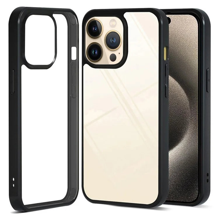 IBMRS For iPhone 15 Pro Max Back Case TPU+PC Anti-shock Phone Protective Cover