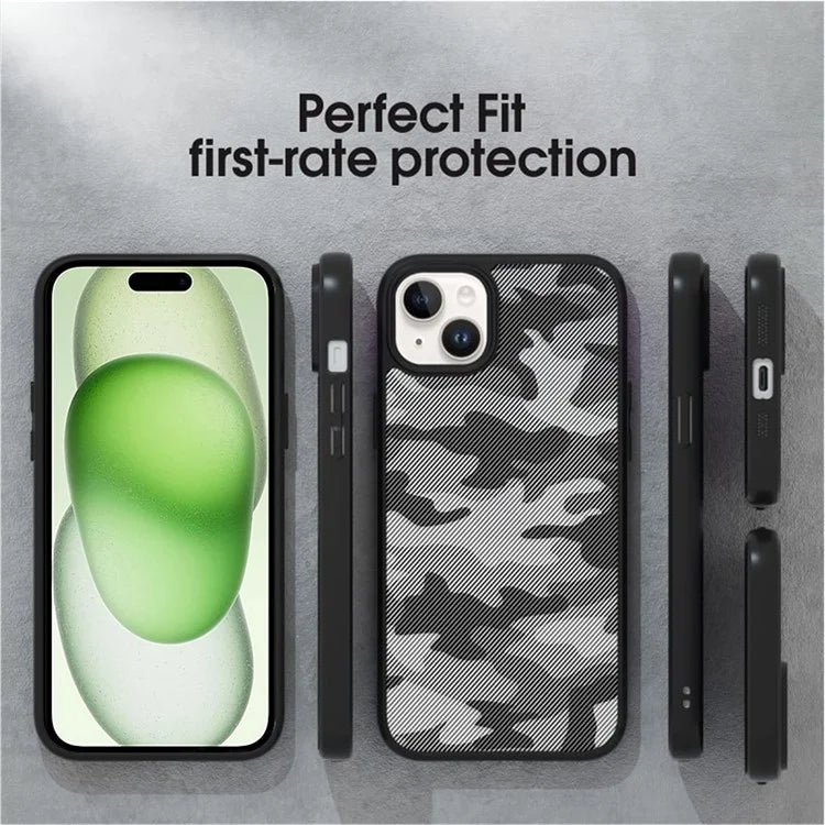 IBMRS For iPhone 15 Plus Case TPU+PC Anti-drop Phone Back Cover Protector