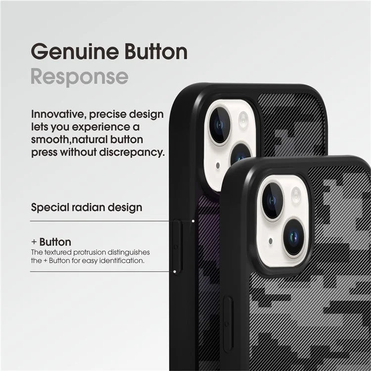 IBMRS For iPhone 15 Plus Case TPU+PC Anti-drop Phone Back Cover Protector