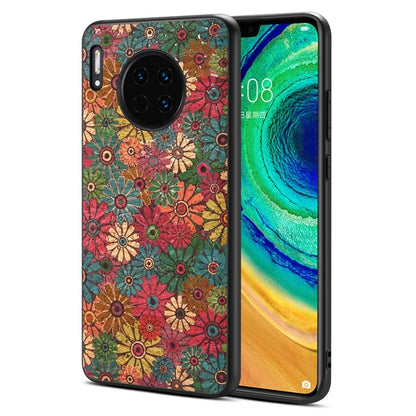 For Huawei Mate 30 4G / 5G Phone Case Blooming Flower Pattern Cover