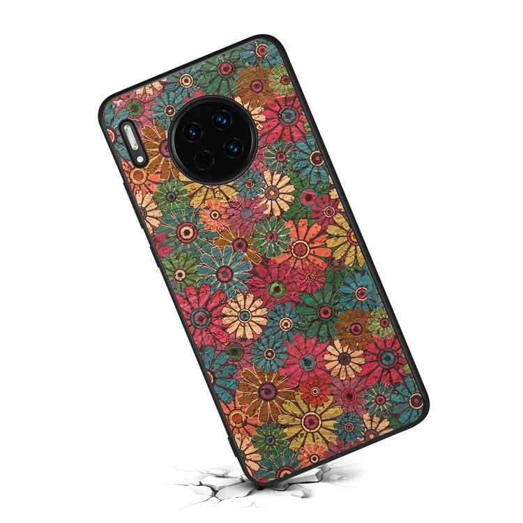 For Huawei Mate 30 4G / 5G Phone Case Blooming Flower Pattern Cover