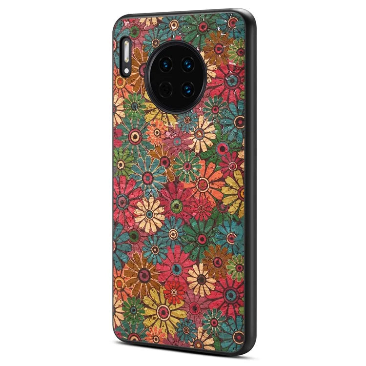 For Huawei Mate 30 4G / 5G Phone Case Blooming Flower Pattern Cover