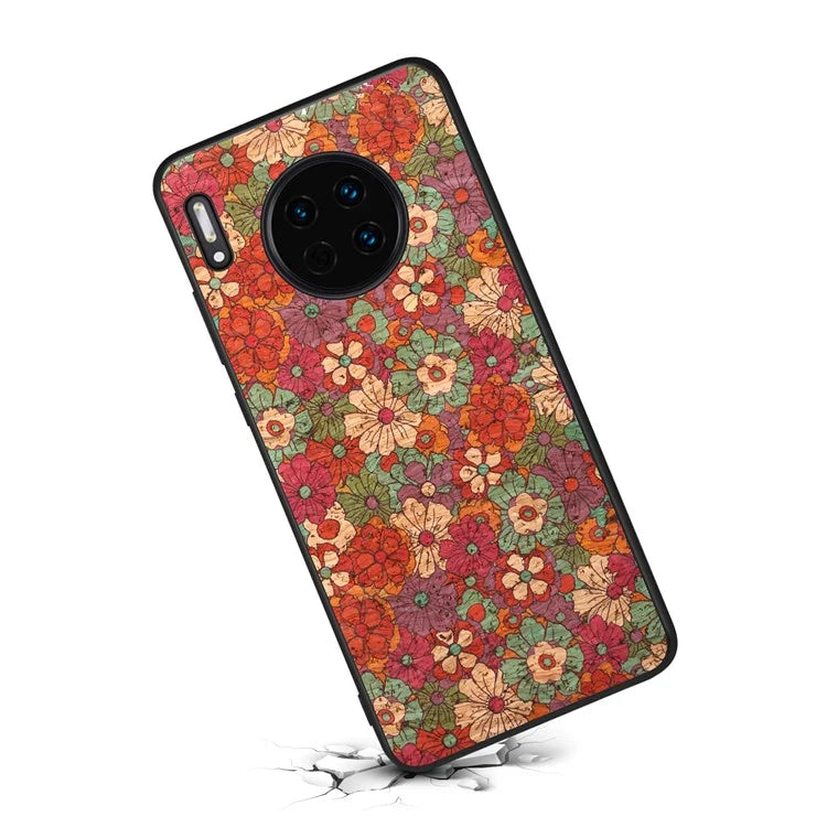 For Huawei Mate 30 4G / 5G Phone Case Blooming Flower Pattern Cover