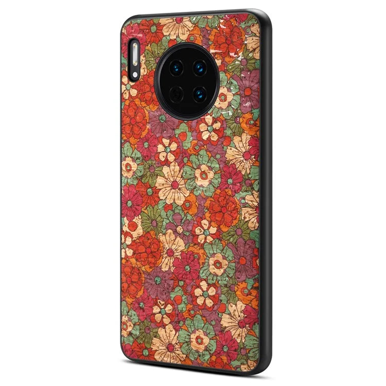 For Huawei Mate 30 4G / 5G Phone Case Blooming Flower Pattern Cover