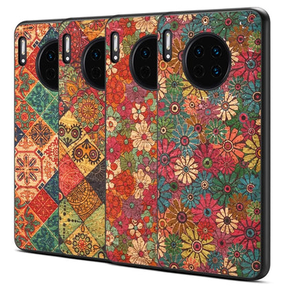 For Huawei Mate 30 4G / 5G Phone Case Blooming Flower Pattern Cover