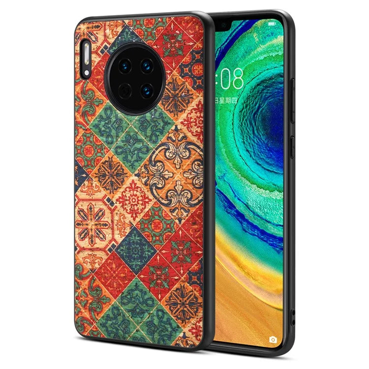 For Huawei Mate 30 4G / 5G Phone Case Blooming Flower Pattern Cover