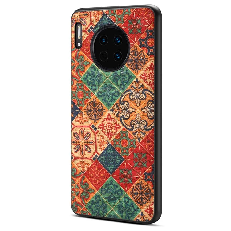 For Huawei Mate 30 4G / 5G Phone Case Blooming Flower Pattern Cover