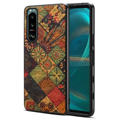 For Sony Xperia 5 III 5G Case Shock-Absorbing Phone Cover with Flower Pattern