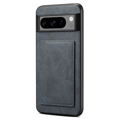 DENIOR For Google Pixel 8 Pro Case Leather+TPU+PC Kickstand Protective Cover