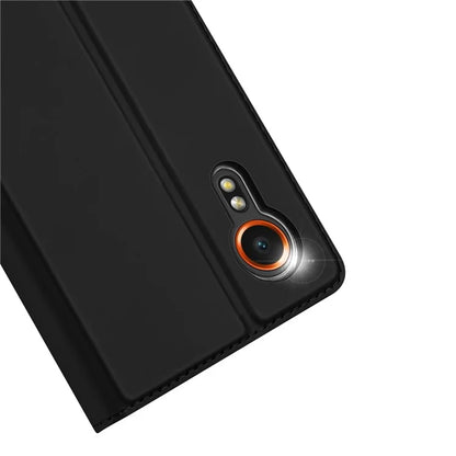 DUX DUCIS Skin Pro Series For Samsung Galaxy Xcover 7 Case PU Leather Card Slot Phone Shell